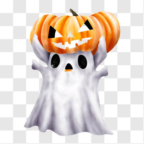 Desenho De Fantasma Bonito Ou Assustador De Halloween Com