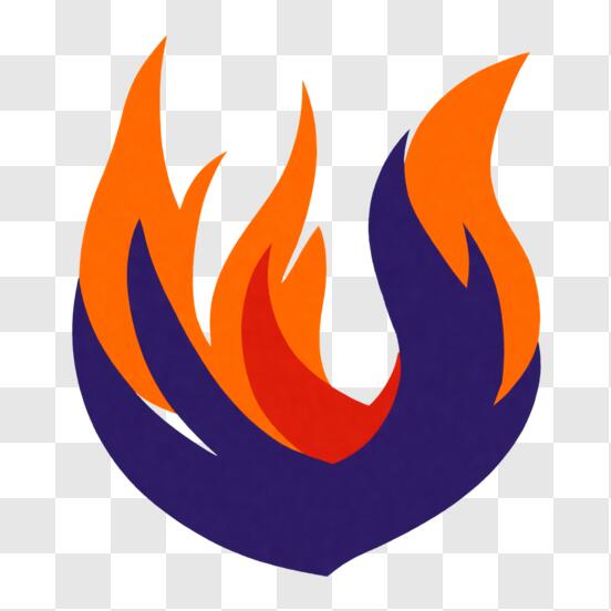 Scarica Simbolo di fiamma astratta per fuoco ed energia PNG Online - Creative  Fabrica