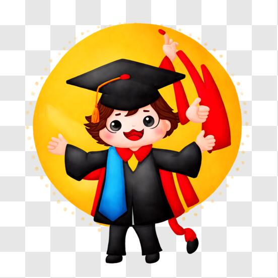 Download Graduation Celebration with Blue Smoke PNG Online - Creative ...