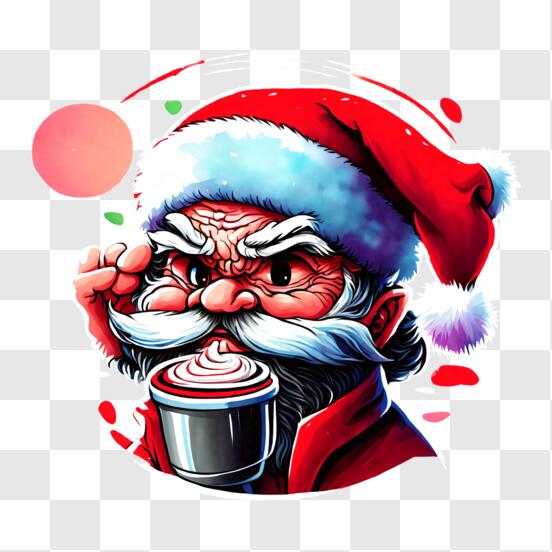 Feliz Natal Com Desenho Animado Papai Noel Segurando Ilustração De Presente  De Natal PNG , Papai Noel, Natal, Feriado PNG Imagem para download gratuito