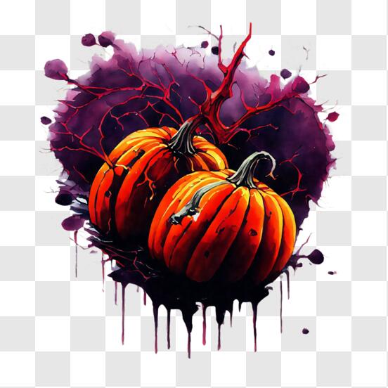 Baixe Arte Assustadora de Halloween PNG - Creative Fabrica