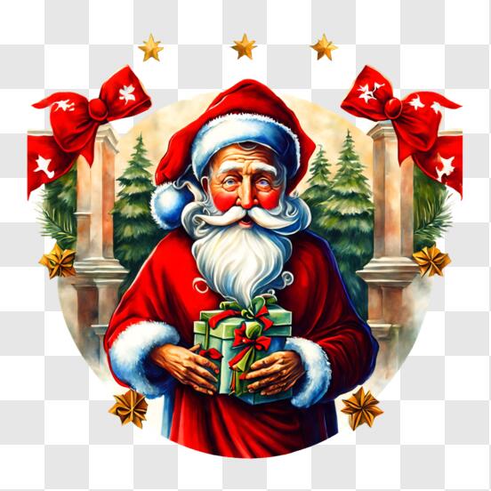 Boîte cadeau personnalisée pour le réveillon de Noël, la nuit avant Noël  avec serrure, boîte avec flocons de neige et cerf, boîte cadeau de Père  Noël