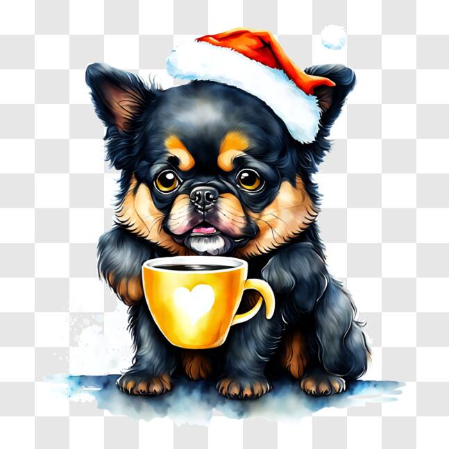 Pull Noël Enfant Chiot - Sweat Noël