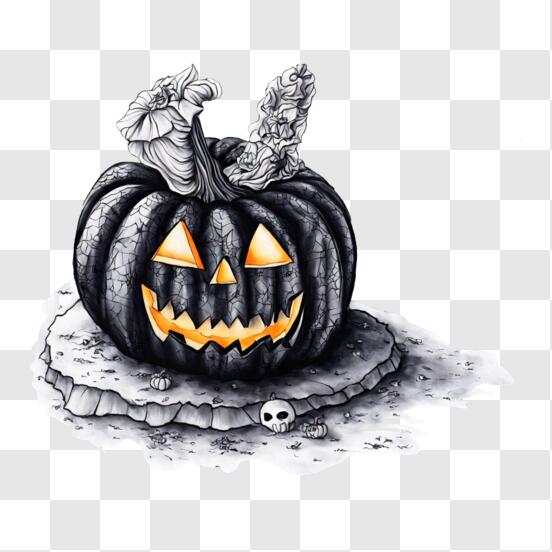 Desenho Animado Halloween Silhuetas Malignas Assustadoras Bruxas