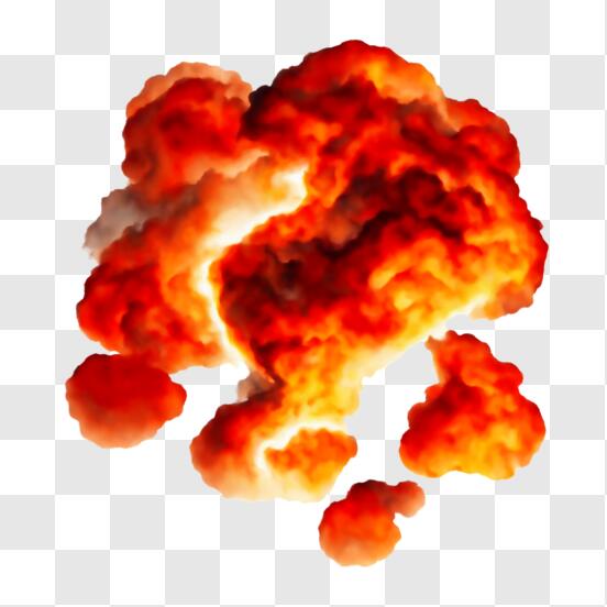 Descarga Imagen explosiva de bomba de humo roja y negra PNG En Línea -  Creative Fabrica