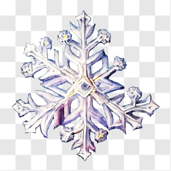 Download White Snowflake Ice Cube Clip Art for Winter Decorations PNG  Online - Creative Fabrica