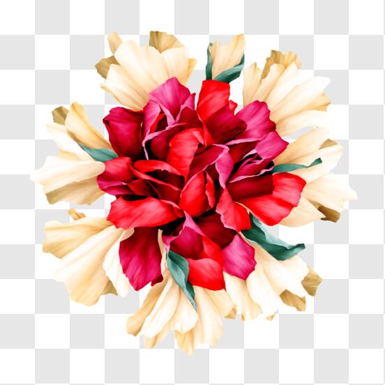  Diadema floral, corona de flores, corona de tulipán