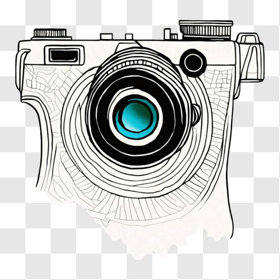 Descarga Dibujo de cámaras vintage PNG En Línea - Creative Fabrica