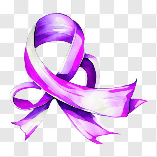 Lilac Ribbon png download - 580*566 - Free Transparent Ribbon png Download.  - CleanPNG / KissPNG