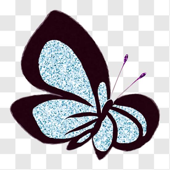 Quero asas de borboleta azul, para que - Are Bolos e Doces
