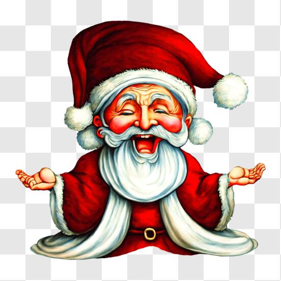 Baixe Papai Noel sorridente para GIFs animados e marketing online PNG -  Creative Fabrica