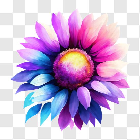 HD wallpaper: multicolor, colorful, flower, bloom, petal, daisy