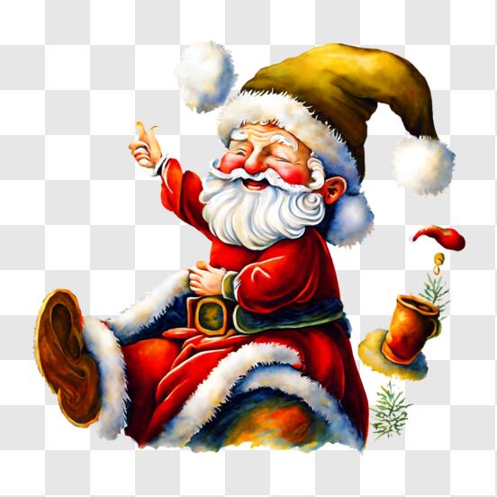 Enveloppe de Noël Christmas Planet Santa Claus