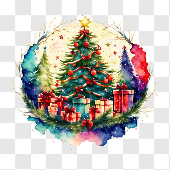 Preppy Christmas Ornament Clipart Transparent Background in SVG