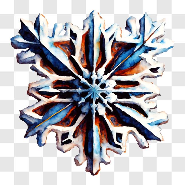 Download Beautiful Snowflake for Nature and Holiday Decor PNG Online ...
