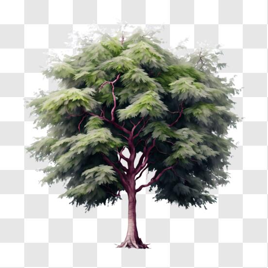 Download Beautiful Large Tree in a Grassy Field PNG Online - Creative  Fabrica