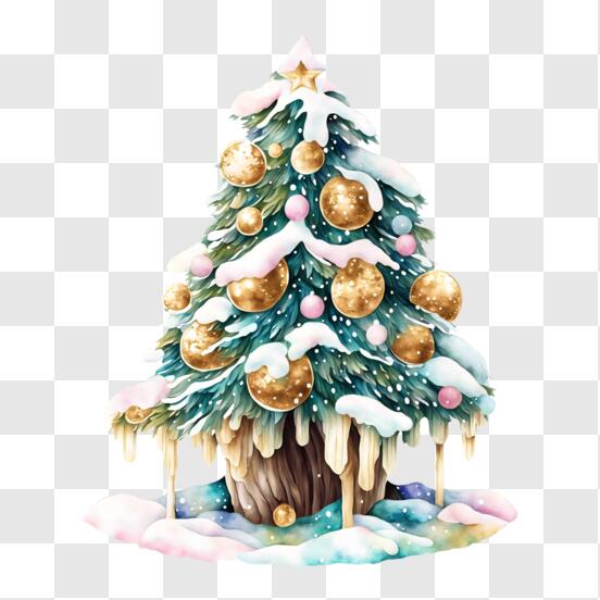 árvore De Natal Decorada Com Neve Símbolo Tradicional De Natal árvore Com  Neve Feliz Natal E Feliz Ano Novo árvore Simples PNG , Abstrato, Fundo,  Comemoro PNG Imagem para download gratuito