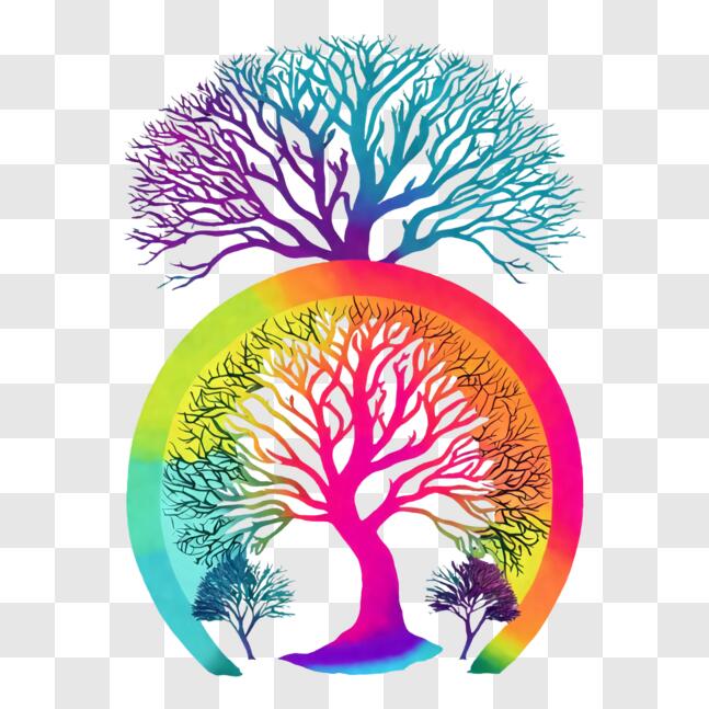 El árbol de la vida en colores