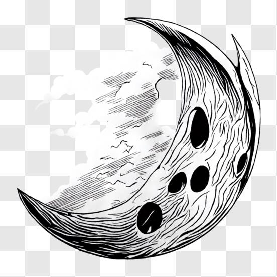 Half Moon transparent PNG - StickPNG