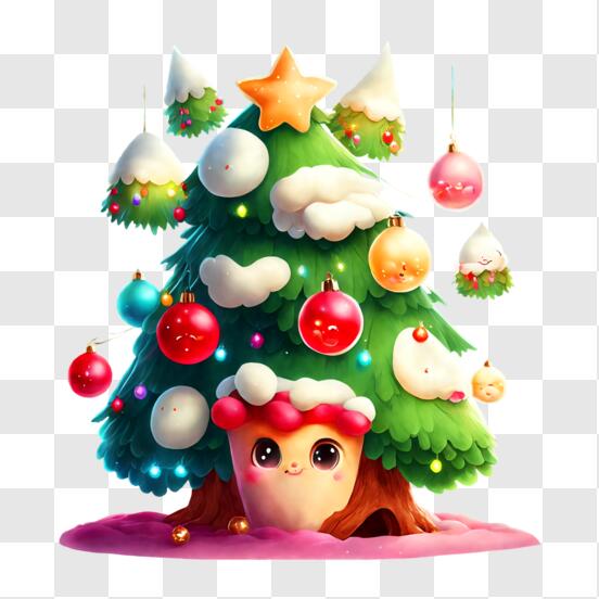 Décoration D'arbre De Noël En Forme De Chat Adorable, Ornement
