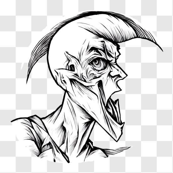 Troll Face With A Mouth Outline Sketch Drawing Vector, Wing Drawing, Face  Drawing, Mouth Drawing PNG and Vector with Transparent Background for Free  Download