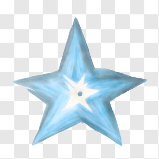Baixe Estrela Azul e Branca Abstrata em Fundo Rosa PNG - Creative Fabrica