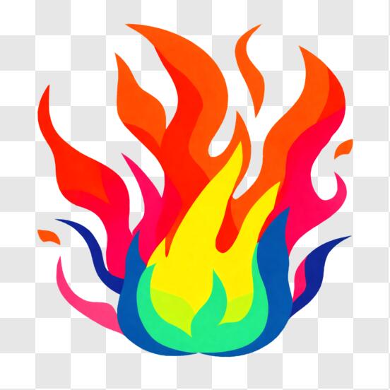 Ilustração de design de logotipo de fogo e símbolo de fogo