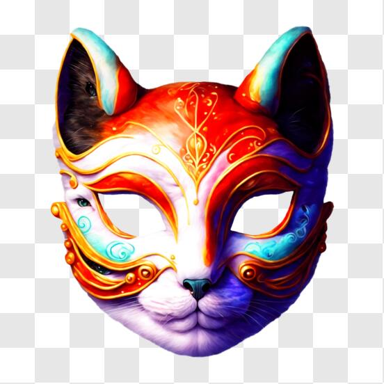 gacha #mask - Gacha Life Cat Mask, HD Png Download , Transparent Png Image  - PNGitem
