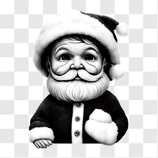 clipart del giorno di natale in bianco e nero