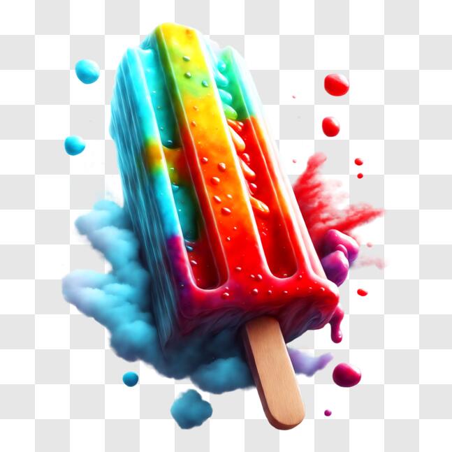 Colorful Ice Cream Border Stock Photo - Download Image Now - Ice