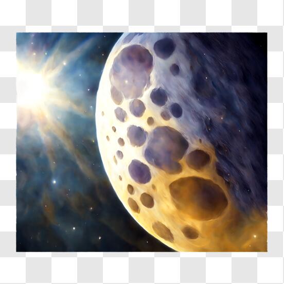 Celestial Art - Sun Moon Stars Space