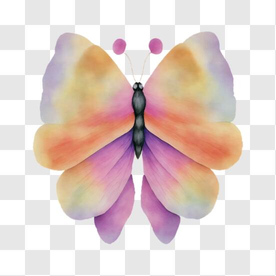 Descarga Mariposa colorida con alas vibrantes PNG En Línea - Creative  Fabrica