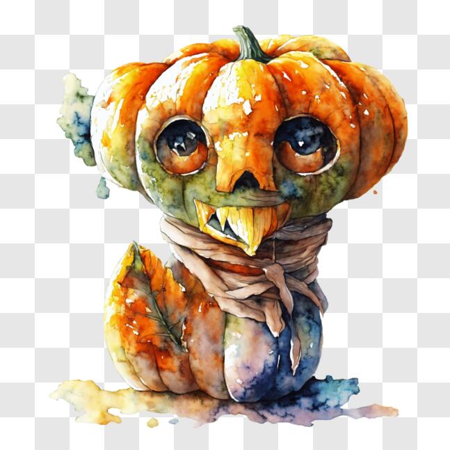 Troll Face Pumpkin Halloween Ai Art Print Creepy (Download Now) 