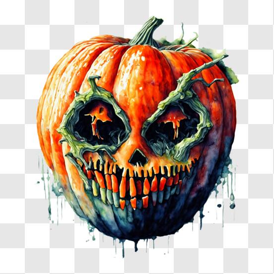 Baixe Bruxas Assustadoras em Abóbora para o Halloween PNG - Creative Fabrica