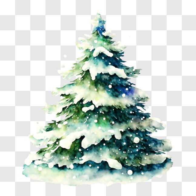 Download Watercolor Christmas Tree Decoration PNG Online - Creative Fabrica