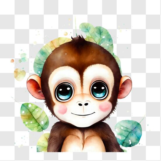 Desenho e Imagem Macaco Real para Colorir e Imprimir Grátis para Adultos e  Crianças 