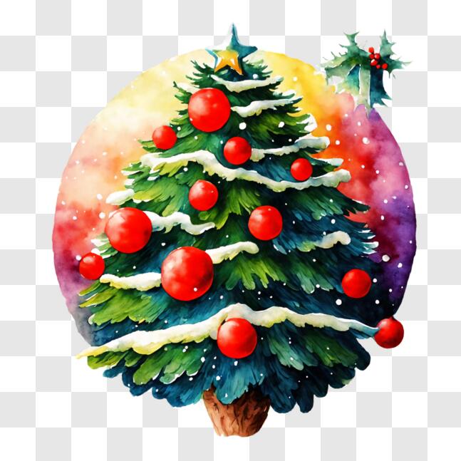 Desenho para colorir árvore de Natal : Árvore de Natal engraçada e  sorridente 11