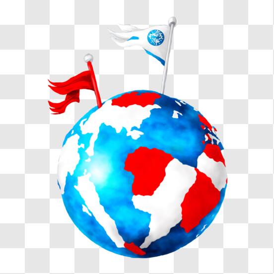Globo de ilustración de bandera, banderas de globo del mundo, globo del  mundo, bandera, mundo, esfera png