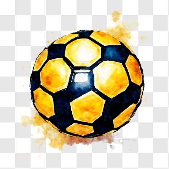 Yellow Soccer Ball PNG Images & PSDs for Download