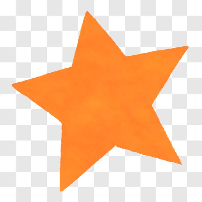 Download Abstract Orange Construction Paper Star PNG Online - Creative  Fabrica