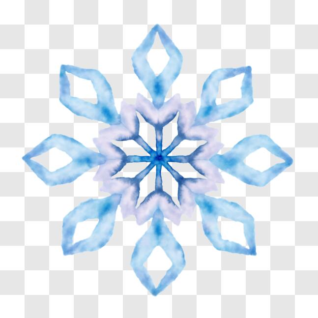 Download Beautiful Snowflake Design on a Black Background PNG Online ...