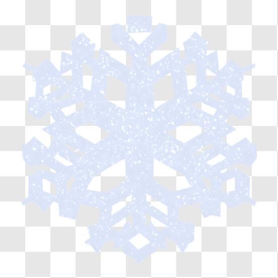 Download Decorative Paper Snowflake with Silver Snowflakes Design PNG  Online - Creative Fabrica