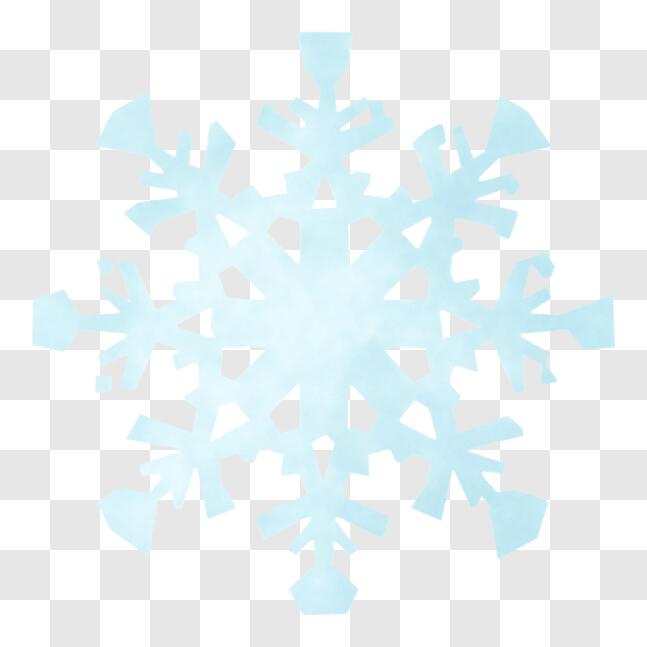 Download Beautiful Snowflake up close PNG Online - Creative Fabrica