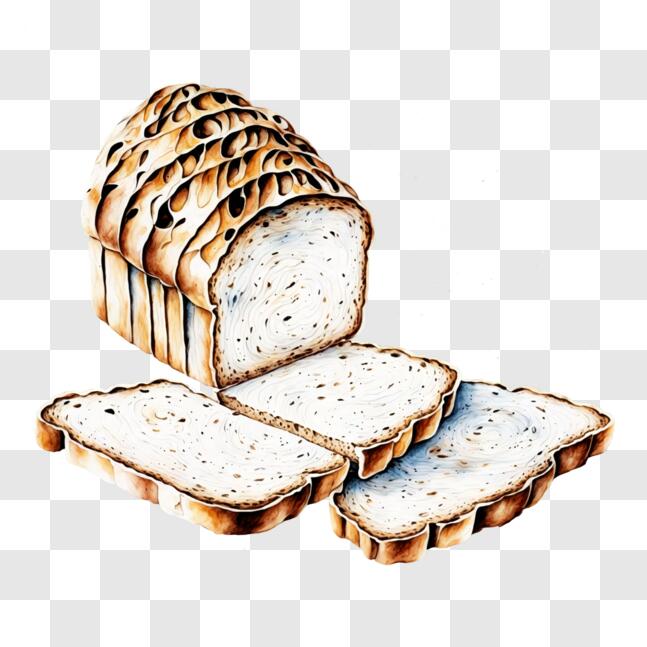 Download Delicious Slice of Bread with a Perfect Cut Out PNG Online ...