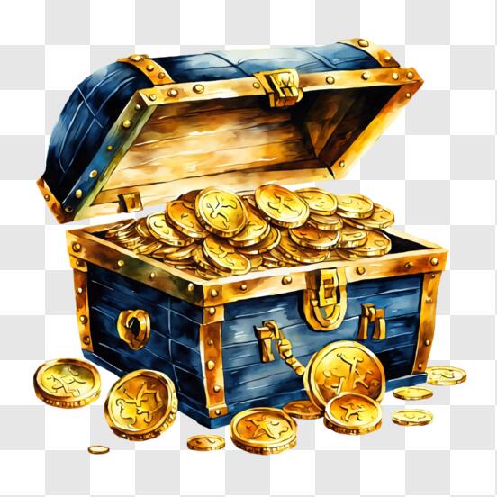 Download Treasure Chest Gold Coins Open Royalty-Free Stock Illustration  Image - Pixabay