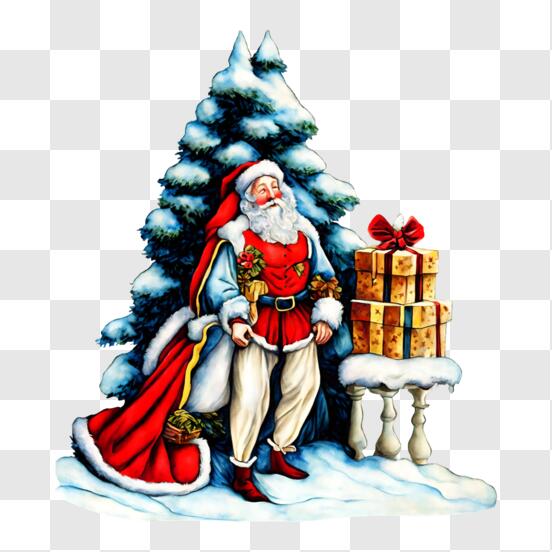 Christmas tree Santa Claus Drawing, drawing, white, holidays, elf png |  PNGWing