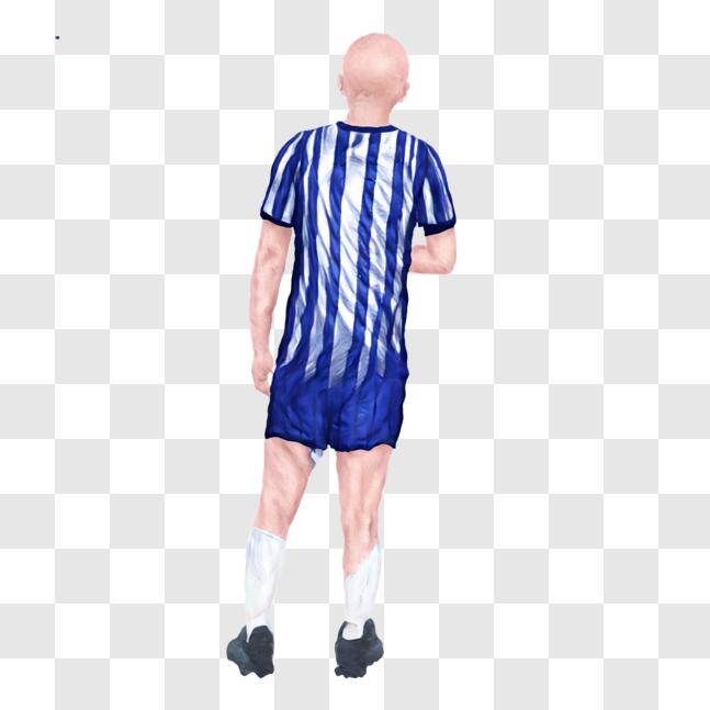 Download Blue and White Soccer Jersey PNG Online - Creative Fabrica