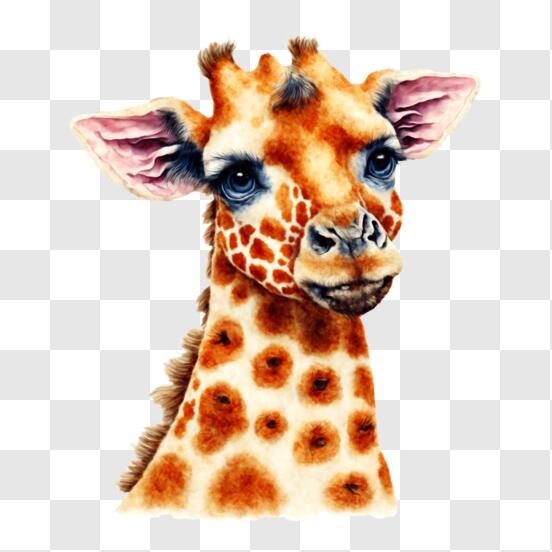 Télécharger Peinture de girafe pour zoos et éducation PNG En Ligne -  Creative Fabrica