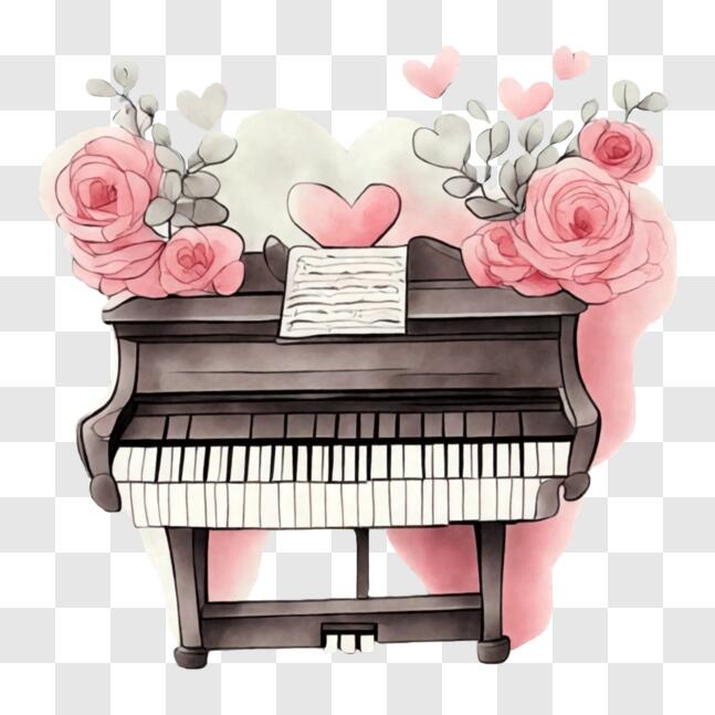 pixel arte ilustração piano. pixelizada piano. piano música ícone