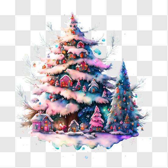 Desenho de Árvore de Natal decorada pintado e colorido por Usuário não  registrado o dia 24 de Novembro do 2021